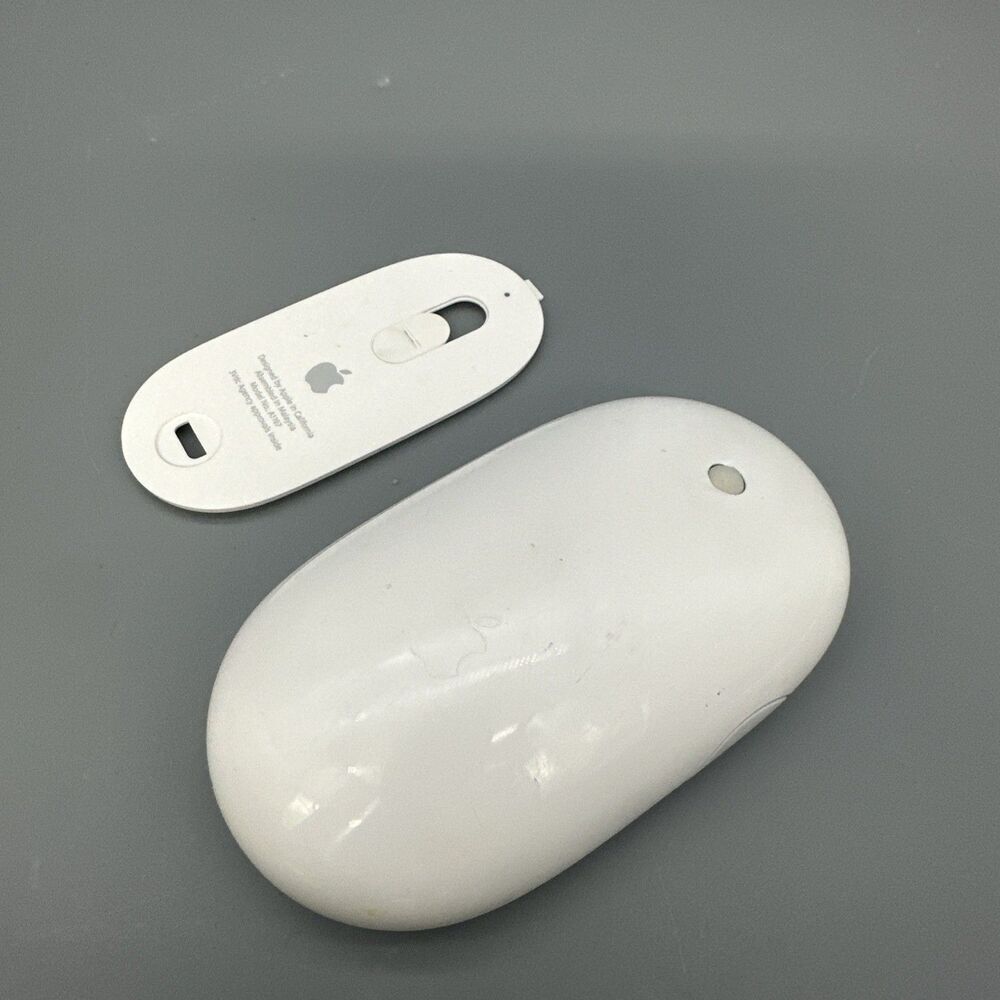 Genuine Apple Wireless Bluetooth Mighty Mouse A1197- Tested & Works!